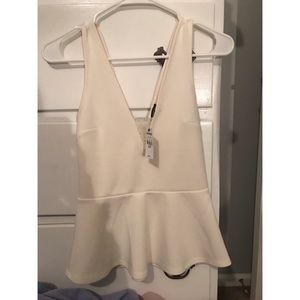 Brand New Express Peplum Tank